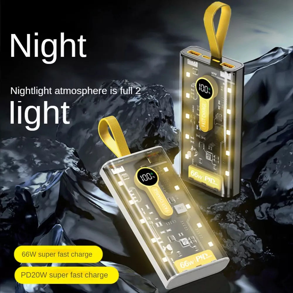 66W FAST POWER BANK WITH NIGHT LIGHT